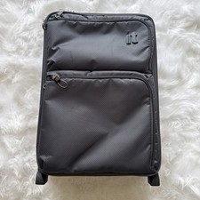 IT Luggage 2 Wheel Cabin Suitcase Luggage Grey Case Pull  Retractable Handle