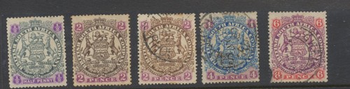 Rhodesia stamps 1896 - rhodesia,