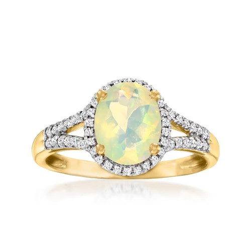 14lk gold ethiopian opal - ethiopian,