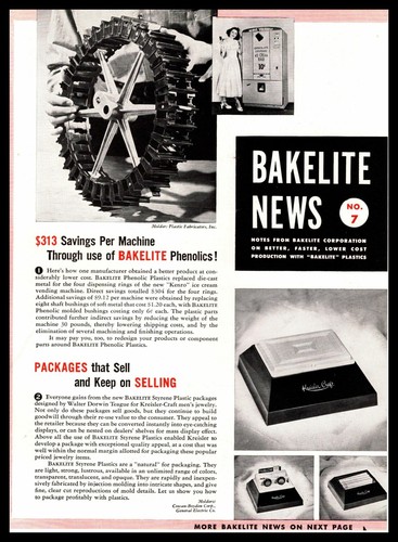 1949 bakelite phenolic plastic - 1949,