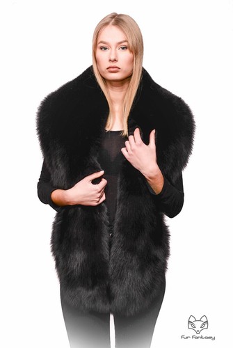 Saga furs genuine jet - furs,