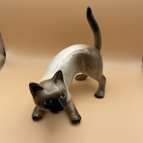 Vintage figurine siamese cat - vintage,