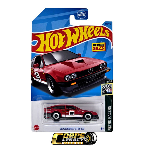 Hot wheels alfa romeo gtv6 - alfa, 3.0
