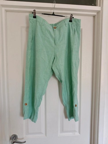 Mantaray mint green linen - mantaray,