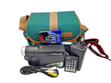 JVC GR-FX11 VHS-C PAL Compact VHS Camcorder Video Camera Vintage GR-FX11EK