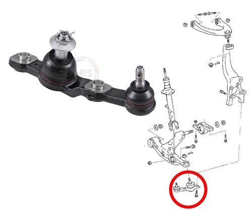 Front left ball - ball, joint