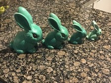 sylvac rabbits x 3 + 1 green