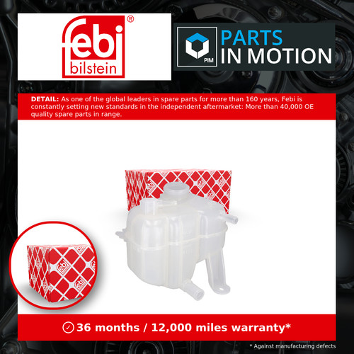 Coolant expansion tank - expansion, fits