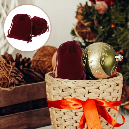 10pcs dark red - 10pcs, flannel
