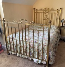 ANTIQUE ART NOUVEAU BRASS