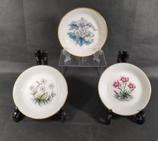 Royal Worcester Trinket/Pin Dish x 3 ~ Fine Bone China ~ Diameter 10cm