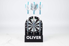 Custom Dartboard Dart Holder Stand – Personalised Name Plate