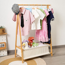 Bamboo Kids Dress up Rail with