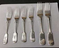 Antique 6 X Silver Plate