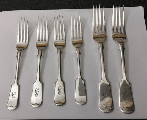 Antique silver plate - x,