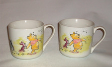 Disney Winnie the Pooh & Friends Matching Set of 4 Coffee Mugs in White / Multi