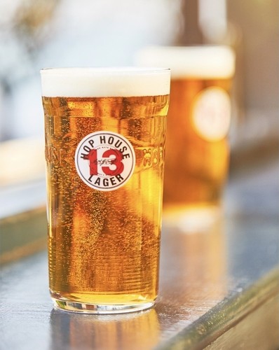 Hop house lager pint - house,