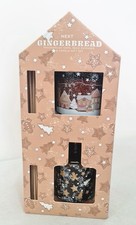 BRAND NEW NEXT Gingerbread 100ml Fragranced Reed Diffuser & Candle Gift Set