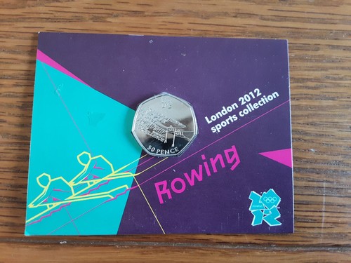 2011 rowing 50p coin - 2011,