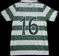 Joe Ledley Hand Signed Celtic