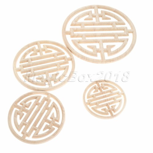 1pc round shapeed woodcarving - 1pc,
