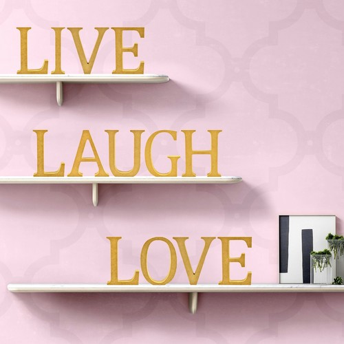 Live laugh love - live, free