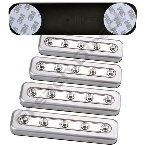 Silver led strip push - silver,