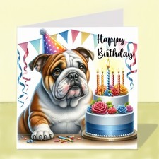 English Bulldog Dog Birthday