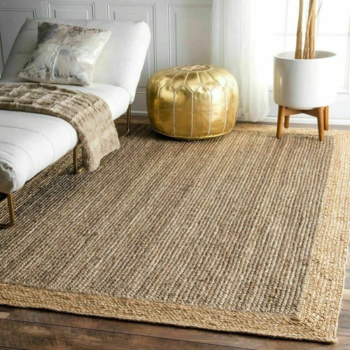 Rug jute square - rug, braided