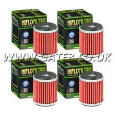 4 x Yamaha WR250F 2009-2024 HIflofiltro Premium Oil Filter HF140 WRF250