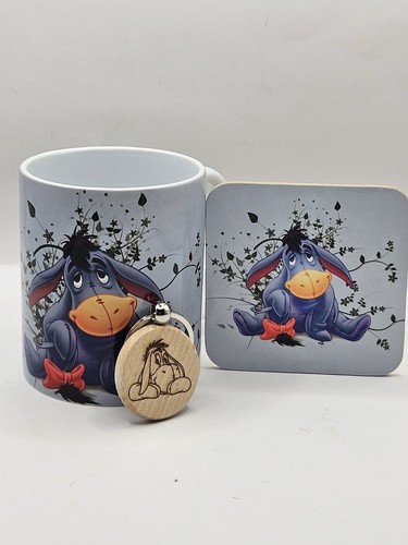 Eeyore inspired mug set - ., 11oz