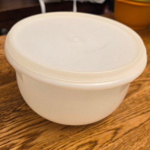 Vintage tupperware sheer - tupperware, white