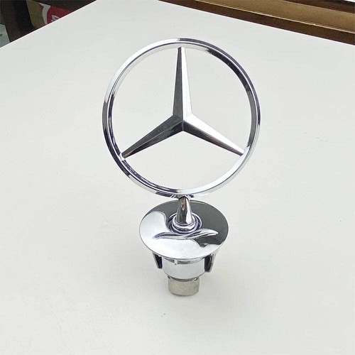 1pcs 44mm chrome car star - chrome, hood