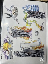 Vintage JD Crowe Tattoo Flash