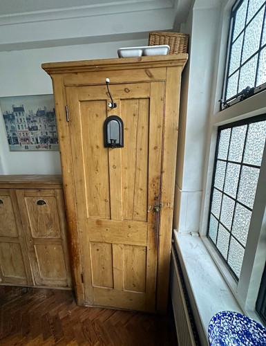 Wood freestanding wardrobe - wood,