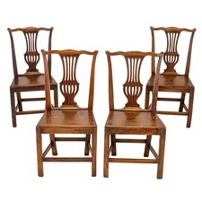 Set of 4 Georgian Elm
