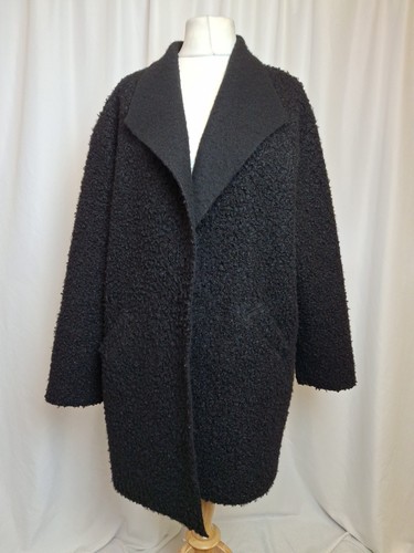 Klass women long boucle coat - boucle,