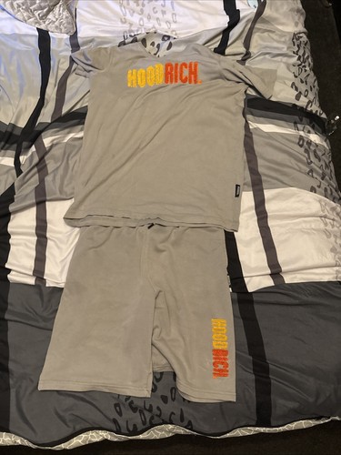 Hoodrich shirt and short set - hoodrich,
