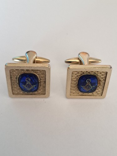Antique masonic cufflinks - masonic,