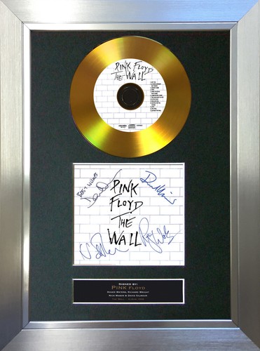 Gold disc pink floyd - disc, wall