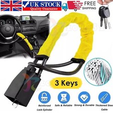 Seat Belt Lock Steering Wheel Lock Car Security Anti-Theft Device Universal UK