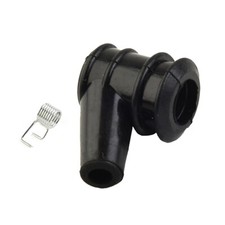 Black Rubber Spark Plug Cap