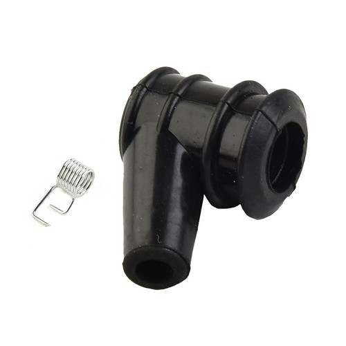Black rubber spark - rubber, cap