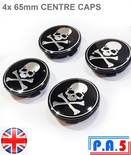 Skull bones black centre - &,