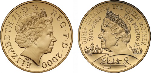 Elizabeth 2000 gold proof - elizabeth,