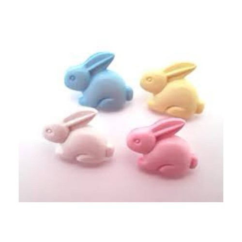 Bunny rabbit buttons - buttons, for