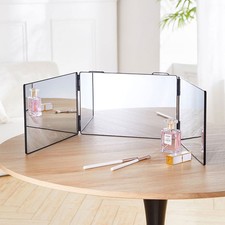 3 Way Mirror 360°Self Cut  Mirror Tri-fold Mirror for Self Hair Cutting