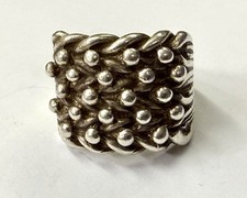 Sterling Silver Keeper Ring Size Y 15.8g
