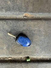 FORD TRANSIT MK7- 3 BUTTON BLUE REMOTE KEY FOB. TESTED. GENUINE. 