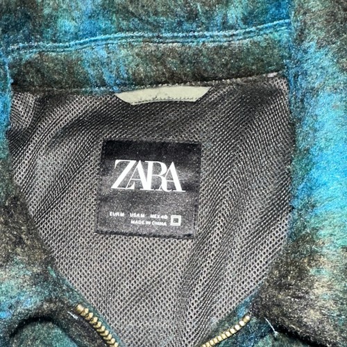 Zara men fuzzy plaid - zara, men's